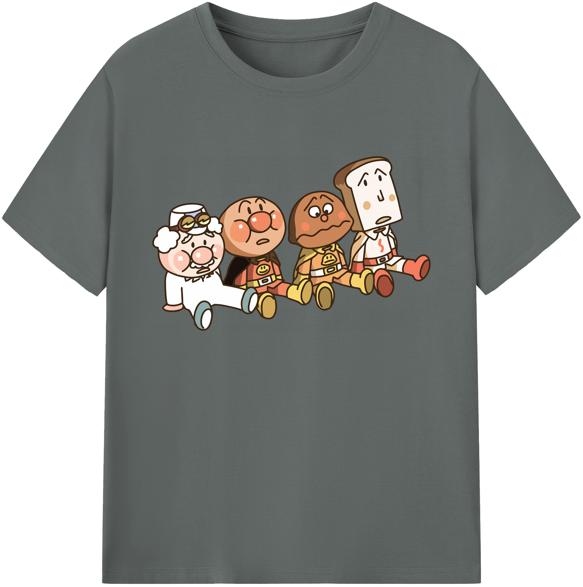 （画像用） アンパンマン Anpanman 綿100％ メンズ半袖Tシャツ｜肌触りやわらか＆通気性